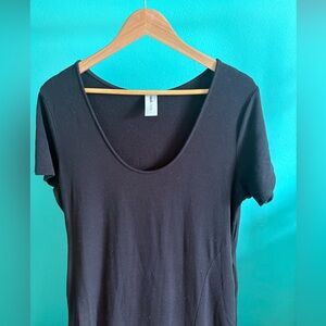 Smash + Tess Black Scoop Neck Dress